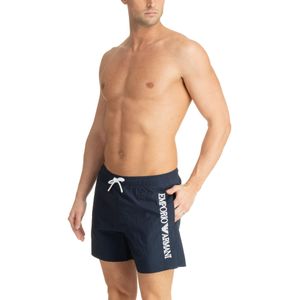 Emporio Armani Heren borduurwerk Logo zwemmen Boxer Beachwear, Donkerblauw, 60