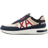 Armani Exchange Dusseldorf Sneakers voor heren, Navy Safari Red