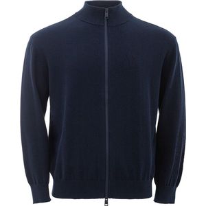 Armani Exchange - Zip-through Sweatshirt - Blauw - Katoen - Heren