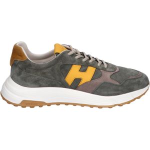 Hogan Hyperlight sneaker van suède met nubuck details