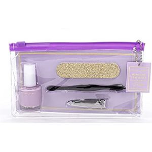 Tri-Coastal Design - Set voor reismanicure bestaande uit TRONSIDER, LIME, CUTLESS EN ELAGE (COTTAGE CHECK)