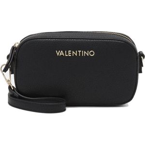 Valentino by Mario Valentino, Tassen, Dames, Zwart, ONE Size, Leer, Zwarte Special Martu Haversack Schoudertas