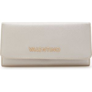 Valentino Bags Divina Sa Witte Drukknop Portemonnee VPS1IJ113PLATINO