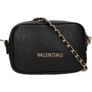 Valentino by Mario Valentino, Tassen, Dames, Zwart, ONE Size, Leer, Relax Camera Bag Schoudertas