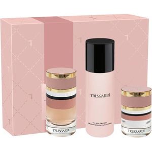 Trussardi - Eau de Parfum 30 ml + Eau de Parfum Miniatuur 7ml + Shower Gel 30ml