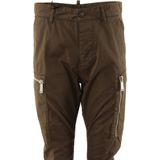 Dsquared 2 - Slim-Fit Cargobroek - Bruin - 97% Katoen - 3% Elastaan