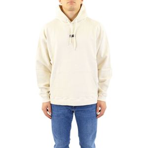 Dsquared 2 - Hoodie - Wit - Katoenmix - Capuchon met Trekkoord