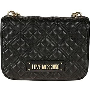 Love Moschino Schoudertas voor dames, Zwart, Eén maat