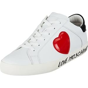 Love Moschino Sneakerd.casse25 kalfsleer, sneakers voor dames, Meerkleurig, 40 EU