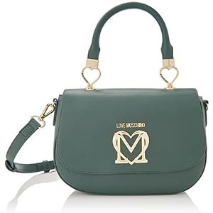 Love Moschino PU-tas, schoudertas voor dames, groen