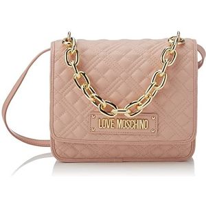 Love Moschino, Tassen, Dames, Roze, ONE Size, Gewatteerde handtas met verstelbare riem