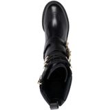 Love Moschino - Veterboots - Zwart - Leer