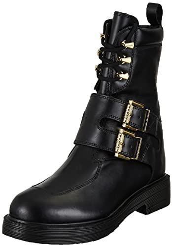Love Moschino - Veterboots - Zwart - Leer