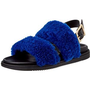 Pollini, Slipper Sandals voor dames, Blu elettrico, 35 EU
