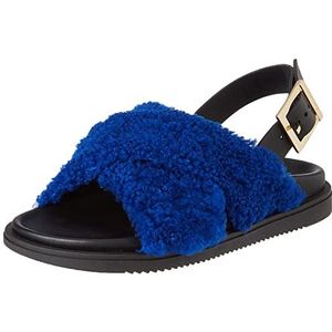 Pollini, Slipper Sandals voor dames, Blu elettrico, 35 EU