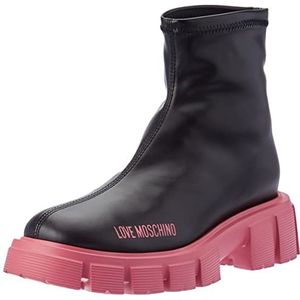 Love Moschino Ja24535g0fiey00b36 Enkellaarzen voor dames, zwart, 36 EU, zwart, 36 EU, zwart.