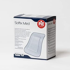 Pic Solution Soffix Med Ultra Delicate Post-Operatieve Patch 50-Stuks, 10 cm Lengte x 10 cm Breedte