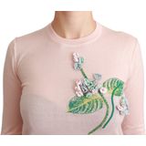 Dolce & Gabbana - Floral Cashmere Pullover - Roze - Dames