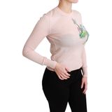 Dolce & Gabbana - Floral Cashmere Pullover - Roze - Dames