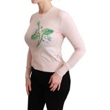 Dolce & Gabbana - Floral Cashmere Pullover - Roze - Dames