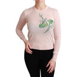 Dolce & Gabbana - Floral Cashmere Pullover - Roze - Dames