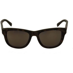 Dolce & Gabbana Brown Mirror Lens Plastic Full Rim Men's Zonnebril | Sunglasses