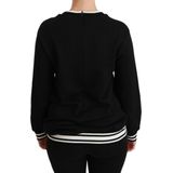 Dolce & Gabbana Vrouwen Zwarte Renaissance #DGmillennials Trui