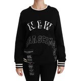 Dolce & Gabbana Vrouwen Zwarte Renaissance #DGmillennials Trui