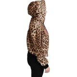 Dolce & Gabbana - TSH4420 - Hoodie - Bruin - Leopard Print