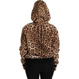 Dolce & Gabbana - TSH4420 - Hoodie - Bruin - Leopard Print