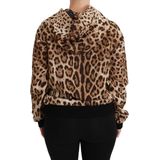 Dolce & Gabbana - TSH4420 - Hoodie - Bruin - Leopard Print
