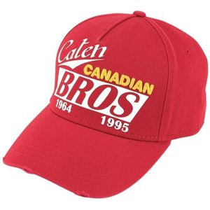 Dsquared2 Caten Canadese Bros Red Cap