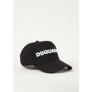 Dsquared2 Geborduurd Logo Pet - Uniek, Zwart , Black , Heren , Maat: ONE Size