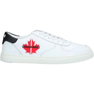 Dsquared2 Maple Gym Lage Witte Sneakers - Maat 44