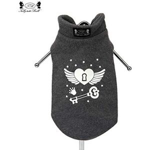 Trilly Tutti Brilli Ginny sweatshirt Key Heart, grijs, XXS