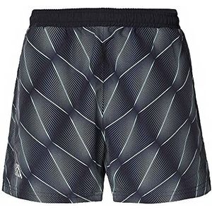 Herren Badehose Kappa Eonall Graphik Mid Schwarz