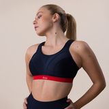 Champion Sa Sn109 D+max BH Sportbeha dames, meerkleurig (blauw/rood), 65D