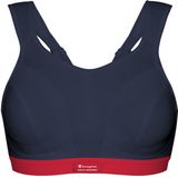 Champion Sa Sn109 D+max BH Sportbeha dames, meerkleurig (blauw/rood), 65D