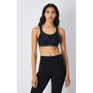 Sportbustier Ultimate Run - extreme steun CHAMPION SHOCK ABSORBER. Polyamide materiaal. Maten 90F FR - 75F EU. Zwart kleur