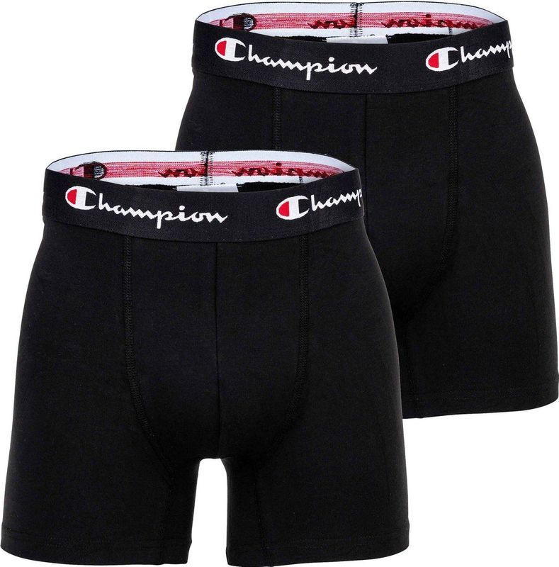 CHAMPION - Boxershorts - Zwart - Katoen - Set van 2