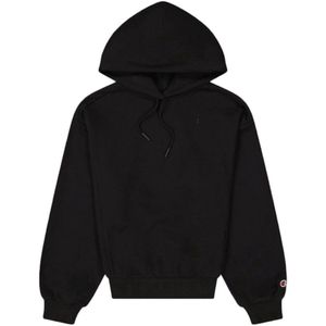 Champion - Embroidered Boxy Fit Trui - Katoen/Polyester - Korte Pasvorm