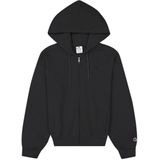 Champion - Embroidered Hoodie - Zwart - Katoen/Polyester
