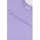 Champion - Dames T-shirt - Paars - Katoen - Relaxed Fit