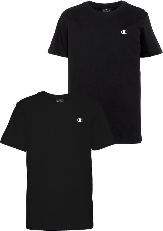 Champion - Authentic Athletic Apparel - Shirt - Zwart - 2 Pack