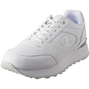 Champion RR Champii Plat Element, damessneakers, wit/zilver (WW003), 41 EU, Bianco Argento Ww003, 41 EU