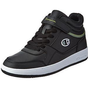 Champion Rebound Vintage Sneakers voor heren, zwart/groen (KK004), 41 EU, Nero Verde Kk004