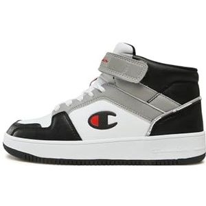 Champion Rebound 2.0 Mid B PS, sneakers voor kinderen en jongeren, wit, grijs, zwart Ww014, 40 EU