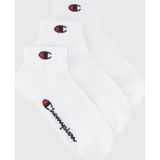 CHAMPION - Set van 3 Paar Sokken - Wit - Katoen