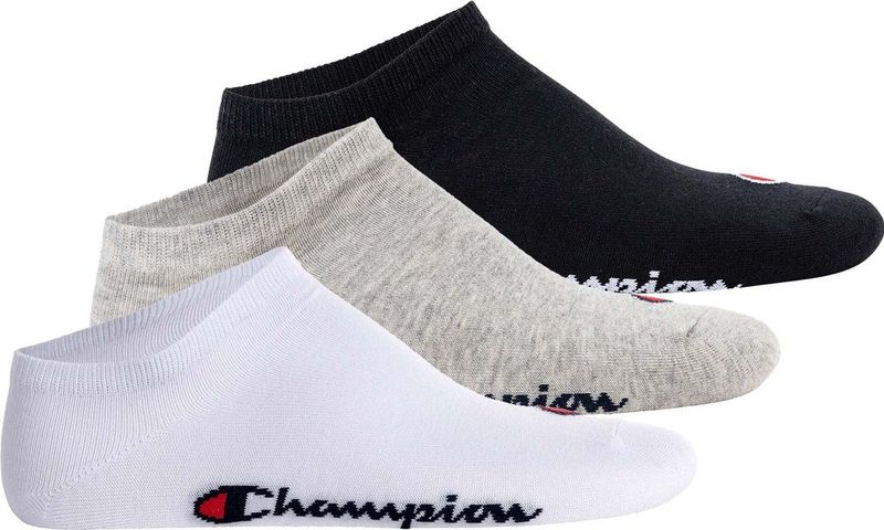 Champion - Sokken Set van 3 - Unisex Sneakersokken - Effen - Comfortabel