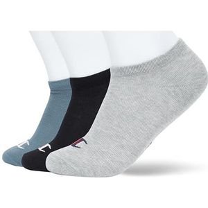 Champion Core Socks 3PP Sneaker, tin grijs, 35-38 EU (2-5 UK) Uniseks - Volwassen -FW23, Grigio Peltro, 35-38 EU